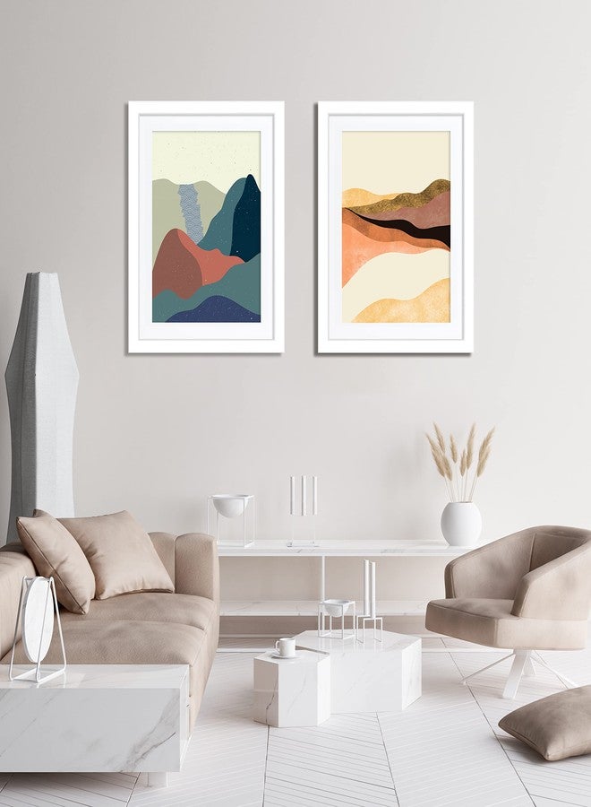 DOAI ART إطار ملصقات DOAI ART أبيض مقاس 22×28 بوصة بدون إطار داخلي أو 18×24 بوصة مع إطار داخلي - زجاج شبكي مصقول للعرض على الحائط عموديًا أو أفقيًا - أدوات تثبيت على الحائط متضمنة - Image 2